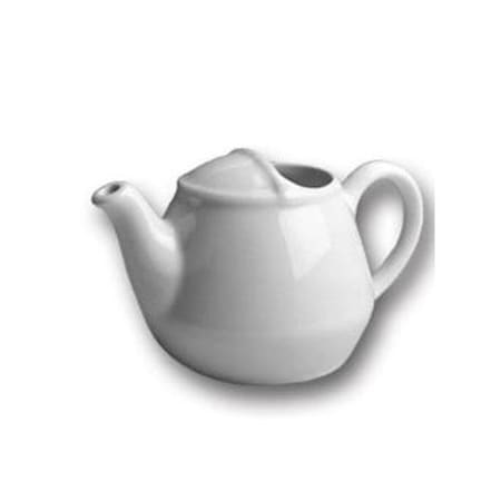 Hall China 16 oz White London Teapot, PK12 820AWHA